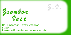 zsombor veit business card